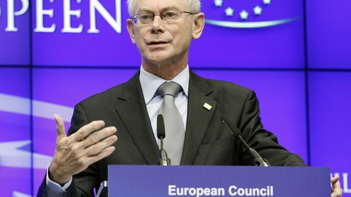Van Rompuy, hoy.