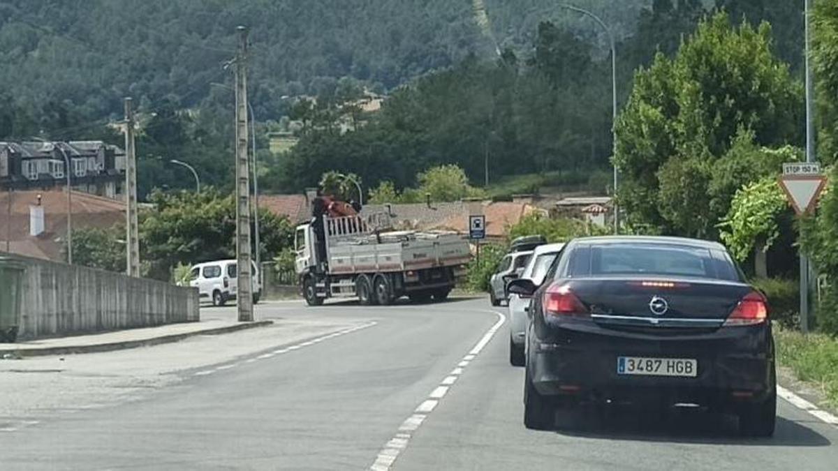 Las retenciones en Pontevea aumentaron tras la apertura del nuevo tramo de la AG-59.