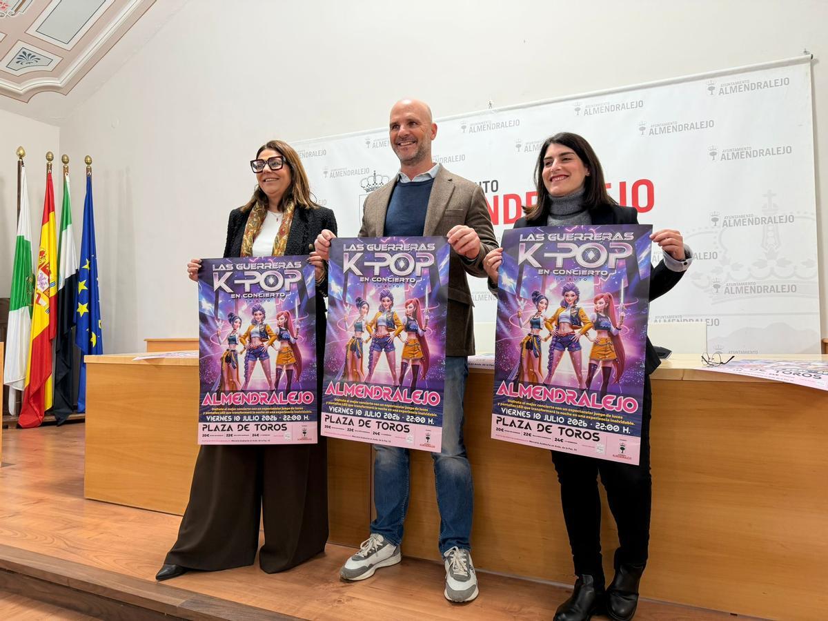 Presentación del concierto de las Guerreras K-POP.