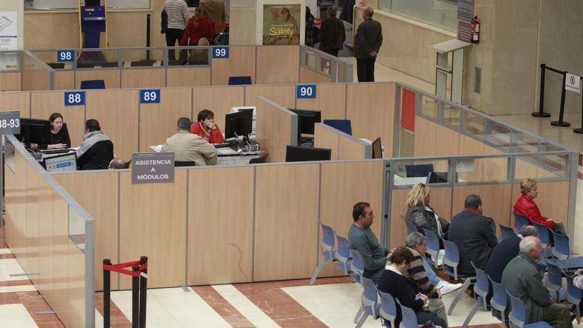 Oficinas para la presentación de la declaración de la Renta.