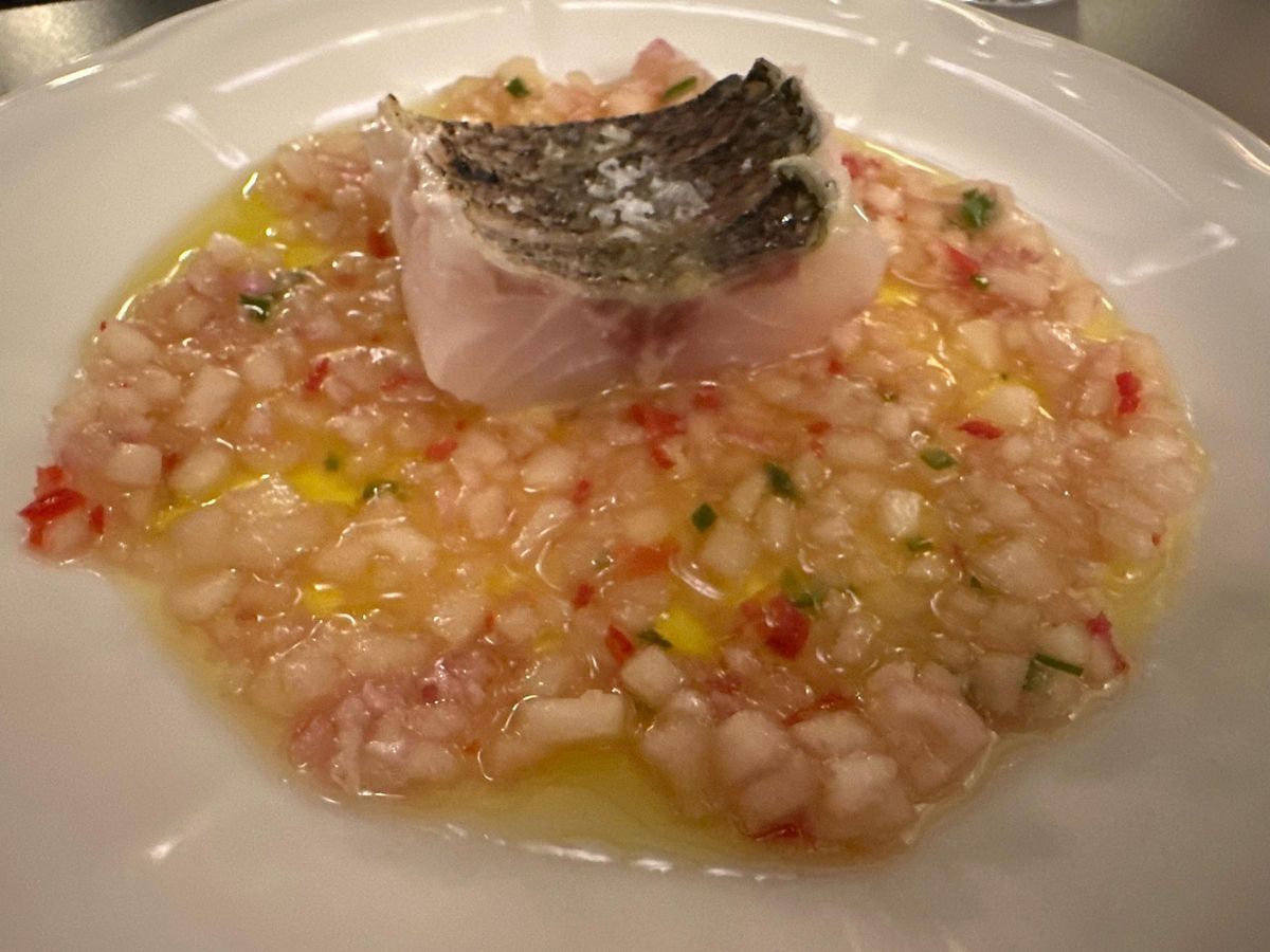 Crudo de lubina