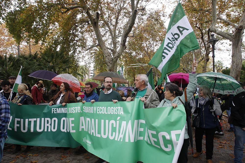 Unas 2.000 personas marchan en Córdoba para que "Andalucía despierte"