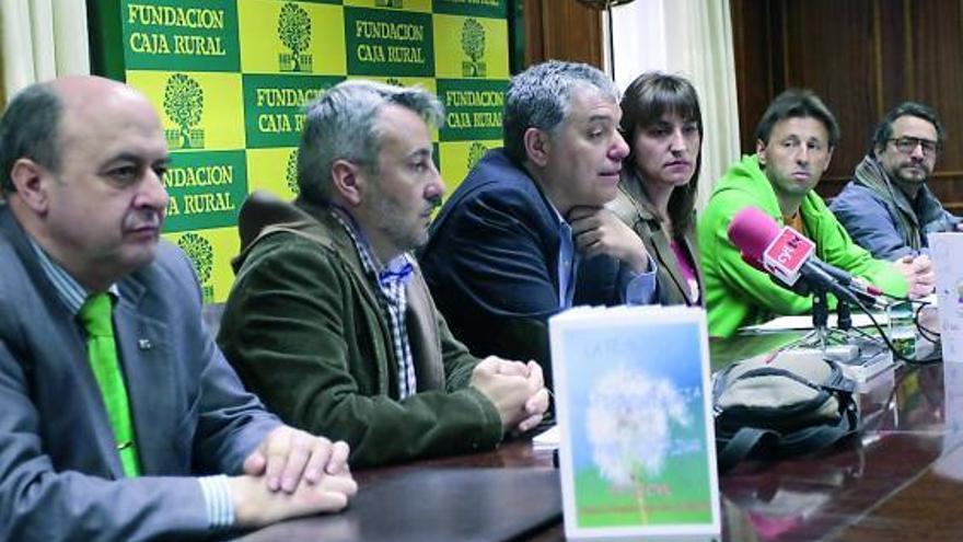 Feliciano Ferrero, los doctores Palomares y Franco, Ana Rosa Alonso, José Antonio Valero y Andrés Fernández.