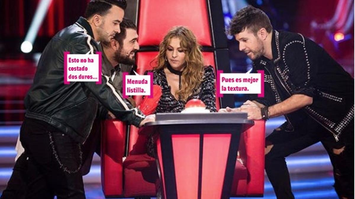 Coaches de 'La Voz': Luis Fonsi, Antonio Orozco, Paulina Rubio y Pablo López