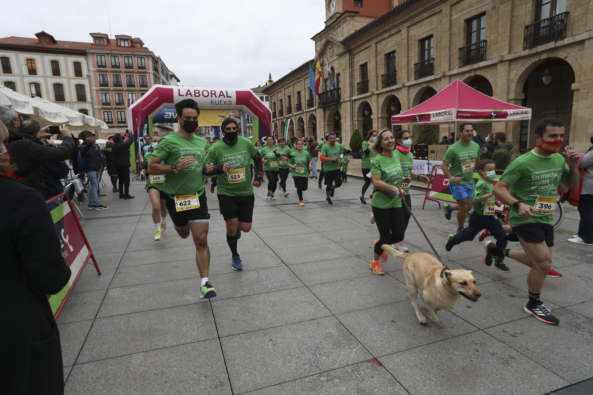 Marcha contra el cáncer de Avilés