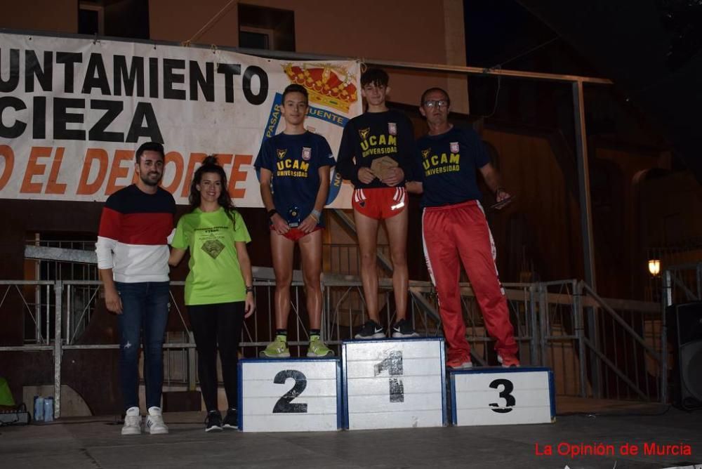 Podios IV Carrera Popular Puentes de Cieza