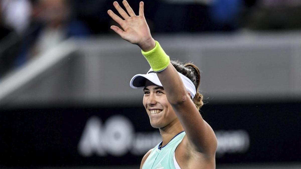 Garbiñe Muguruza siente que cada día que pasa está jugando mejor