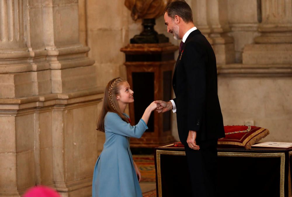 La Princesa Leonor recibe el Toisón de Oro