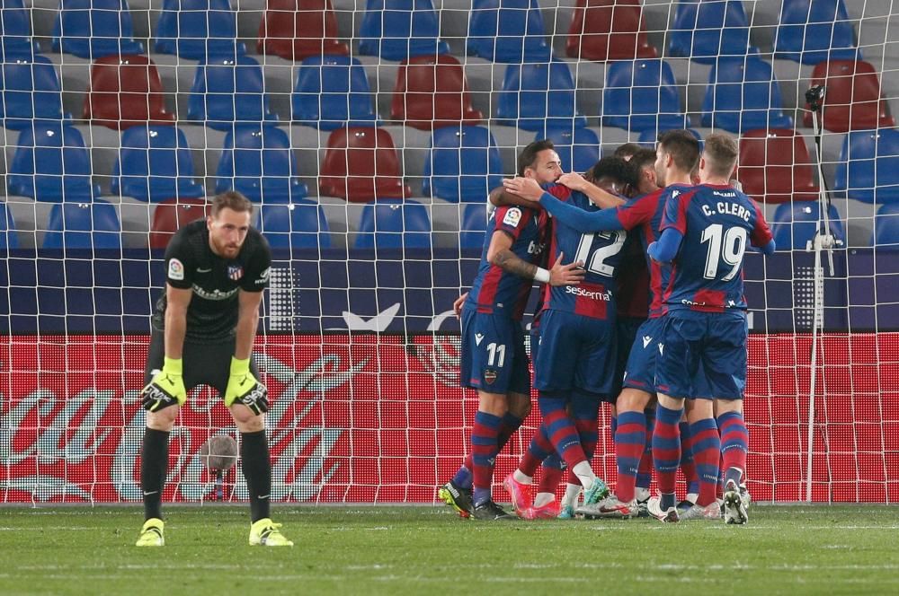 El Levante UD - Atlético, en imágenes