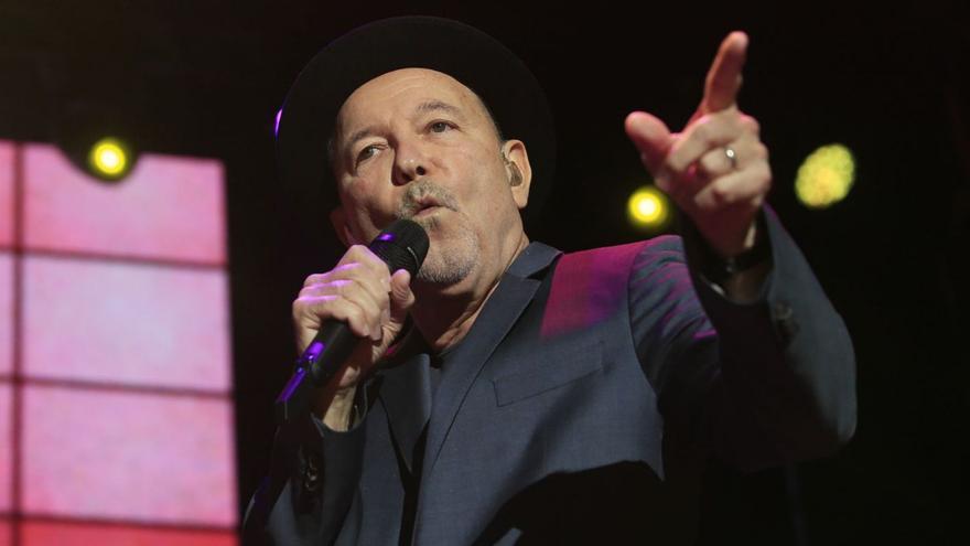 Rubén Blades, la semana pasada en su concierto en Madrid.   | // FERNANDO ALVARADO