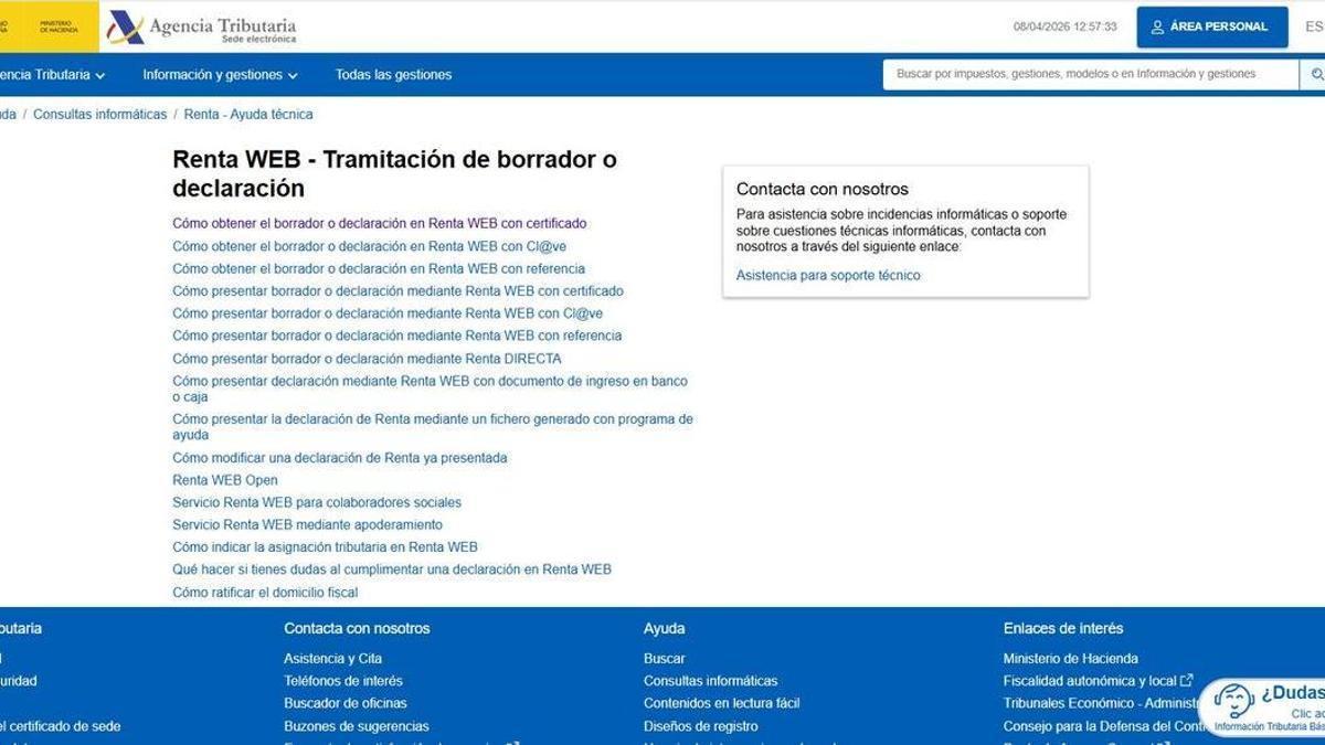 Hacienda lanza un aviso sobre la Renta 2025: "Yo no me arriesgaría con ...