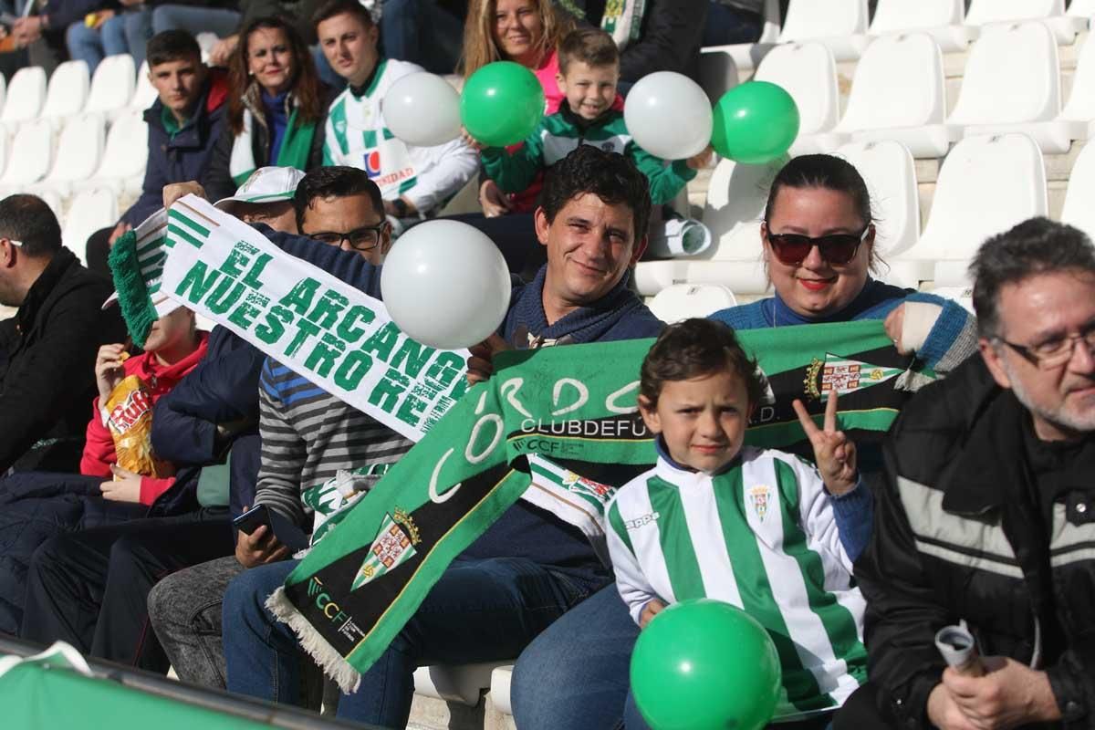 Así vivió la afición el empate del Córdoba ante el Oviedo