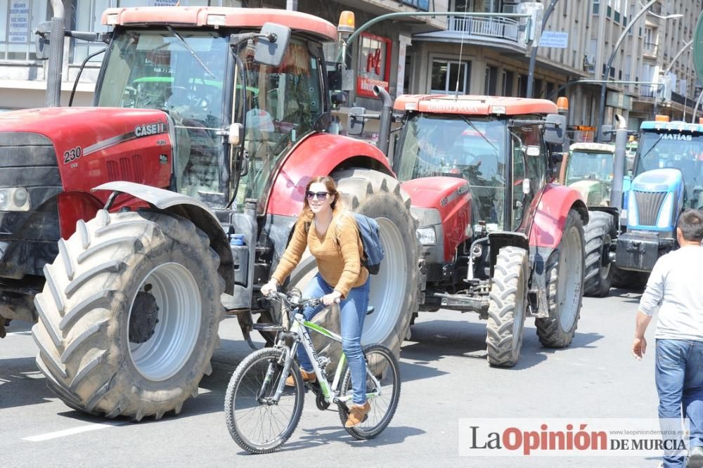 Manifestación de los agricultores por el Mar Menor en Murcia