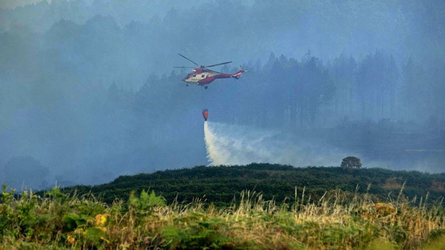 Second day of the fire in Tenerife