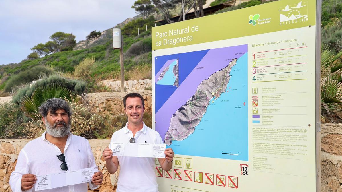 El Consell de Mallorca pone en marcha el Passaport de la Ruta dels Gegants de Llum a sa Dragonera con puntos de sellado repartidos en los lugares más emblemáticos de la isla