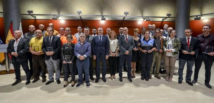 01/12/2017 LAS PALMAS DE GRAN CANARIA. Acto de honores y distinciones de la agrupación.de Protección Civil Ayto. Las Palmas de Gran Canaria. FOTO: J. PÉREZ CURBELO