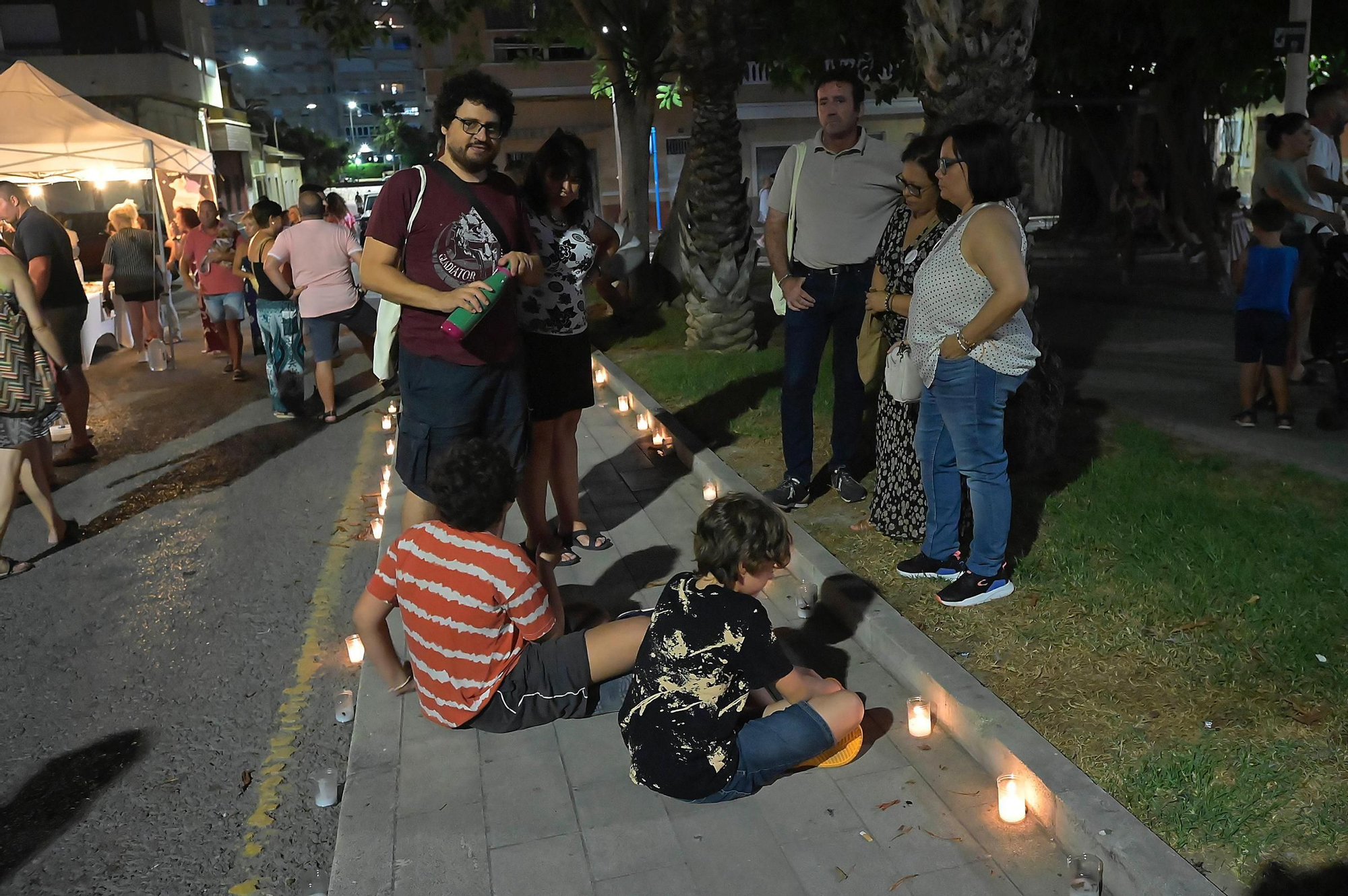 La conmemoración de los cien años de la llegada del alumbrado público en el barrio de San Gabriel, en imágenes