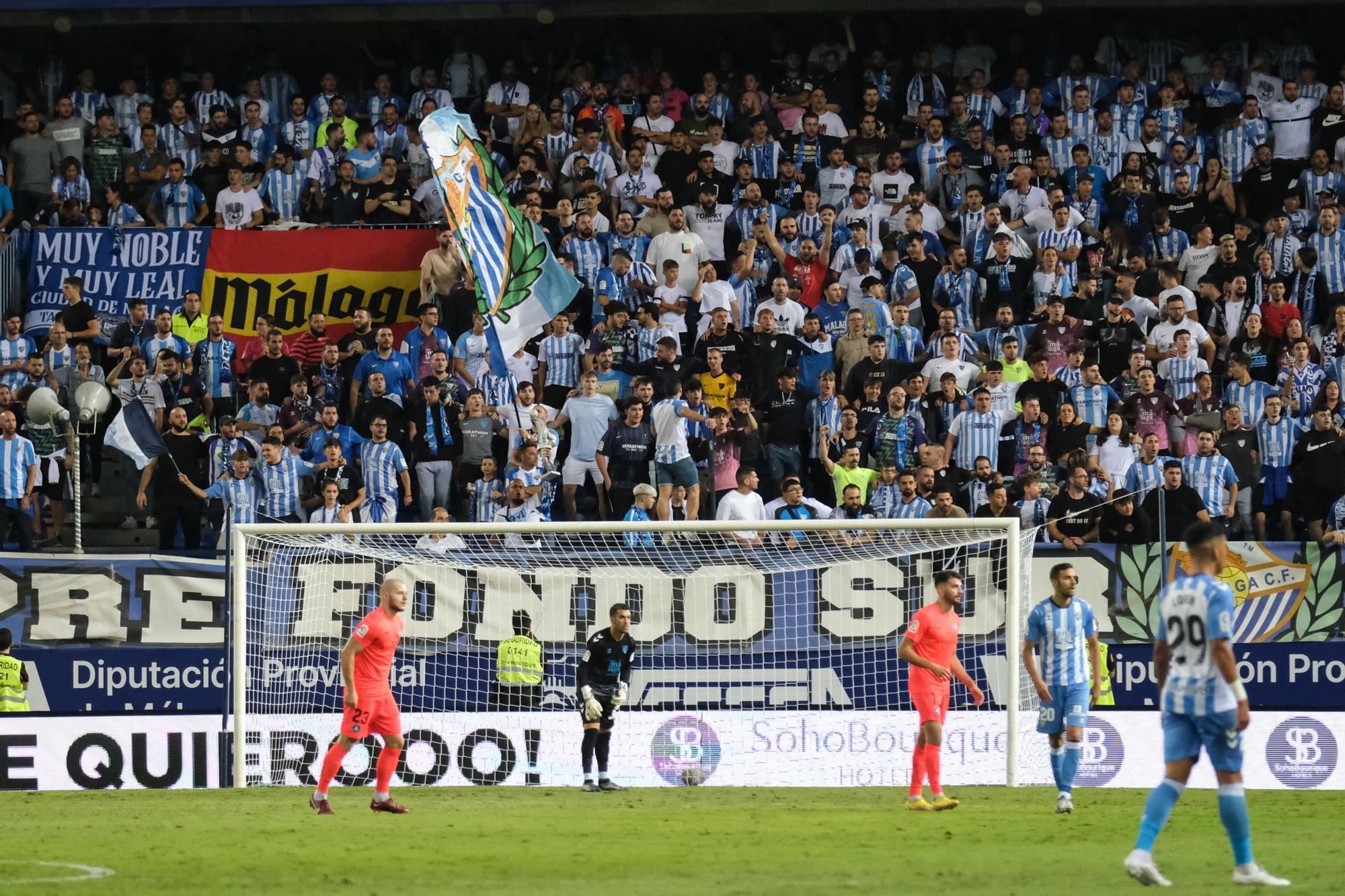 El Málaga CF - FC Andorra, en imágenes