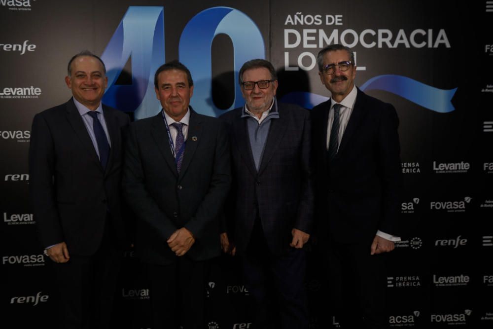 Gala de los 40 años de democracia local en Levante-EMV