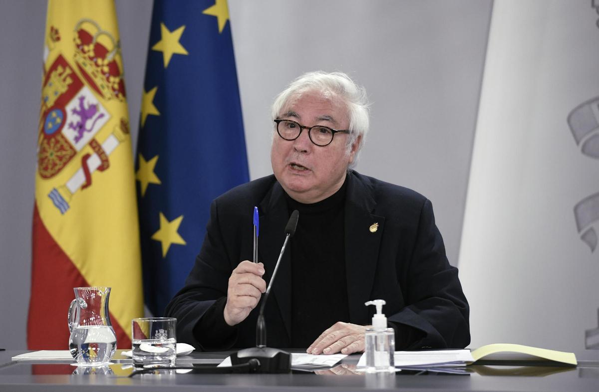 El ministro de Universidades, Manuel Castells.