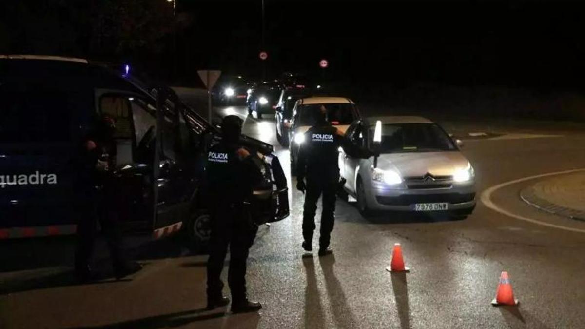 Control policial contra robos en las comarcas de Girona