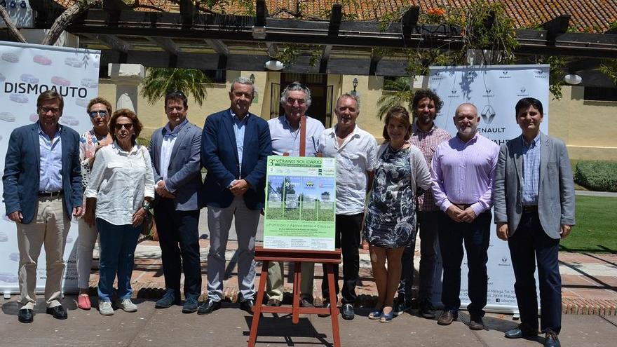 Presentación de los torneos solidarios de golf.