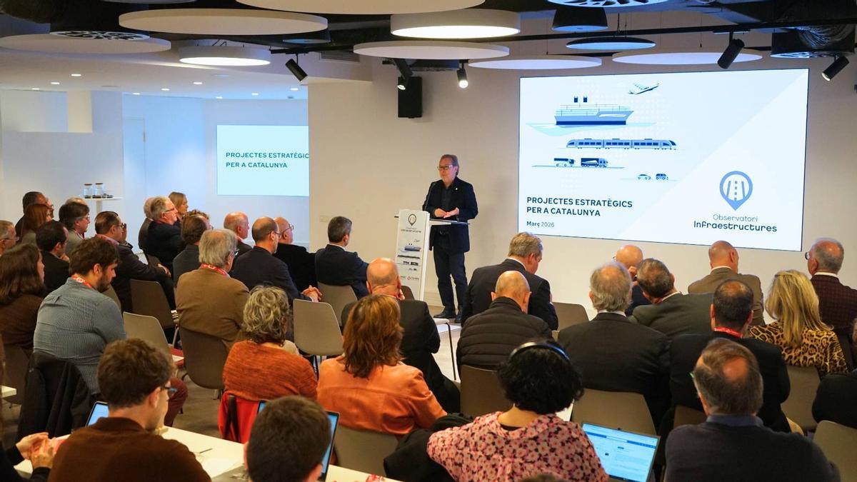 Presentació de l'estudi d'infraestructures de la Cambra de Comerç de Barcelona