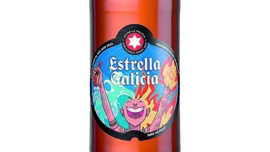 Estrella Galicia celebrará la noche de San Juan con agua y fuego en su nueva etiqueta