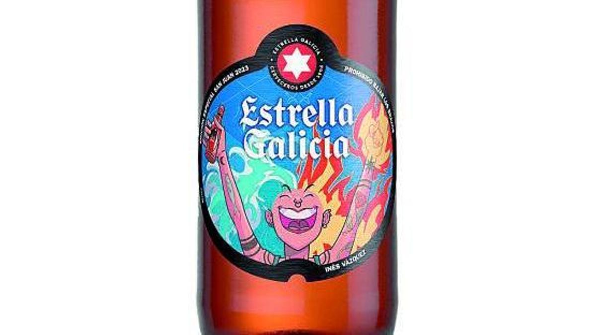 Estrella Galicia celebrará la noche de San Juan con agua y fuego en su nueva etiqueta