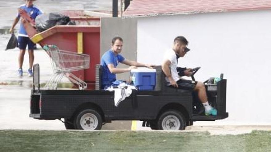 Medrán abandona el entrenamiento.