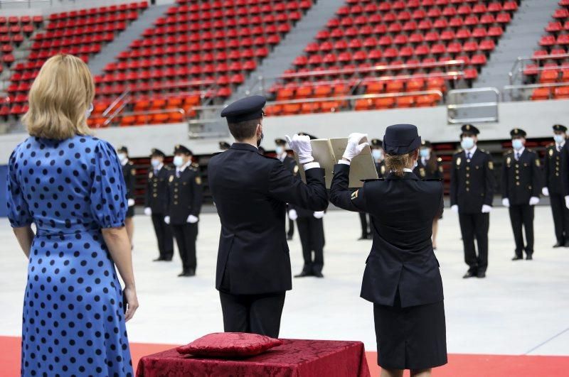 Jura de bandera de 6o nuevos policías nacionales