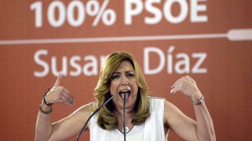 La presidenta andalusa i aspirant a liderar el PSOE, Susana Díaz