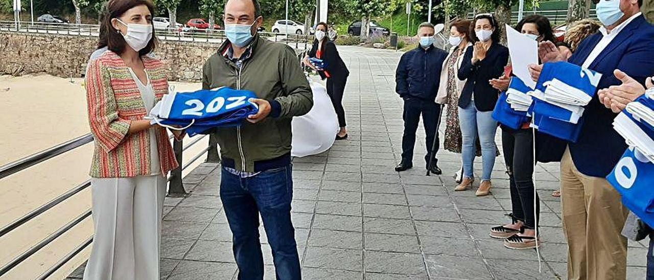 El edil de Medio Ambiente, Diego García, ayer en Marín.