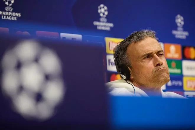 El entreno del PSG y la rueda de prensa de Luis Enrique y Achraf Hakimi, en imágenes.