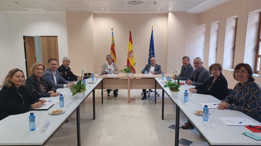 Primera reunión de los directores territoriales de la Generalitat en la nueva sede de Presidencia en Alicante