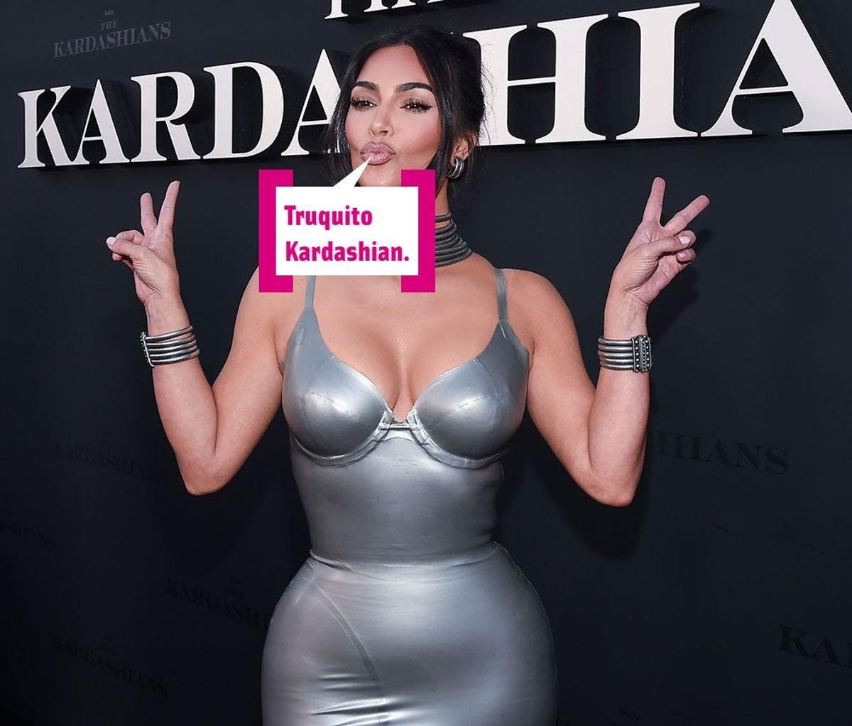 Kim Kardashian con vestido ajustadísimo