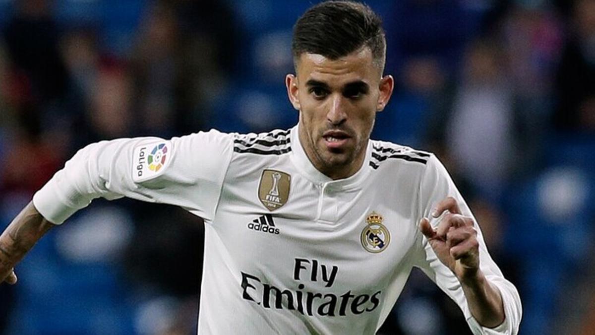 Dani Ceballos, con el Madrid