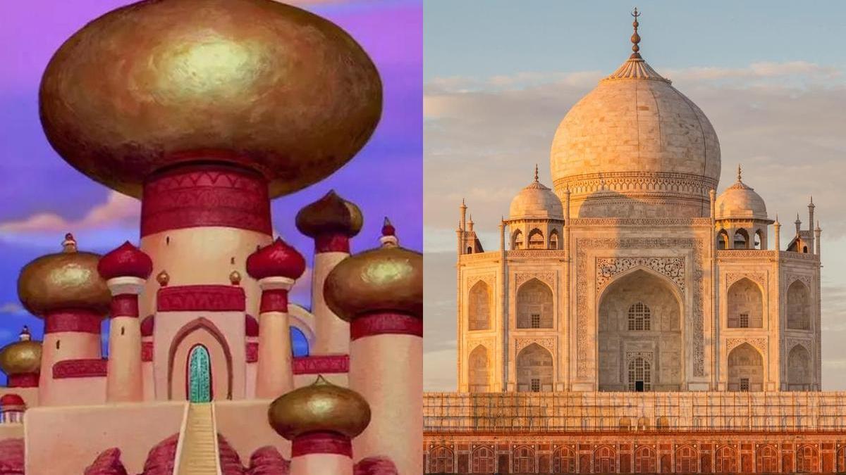 El castillo de Aladdín es el Taj Mahal de India