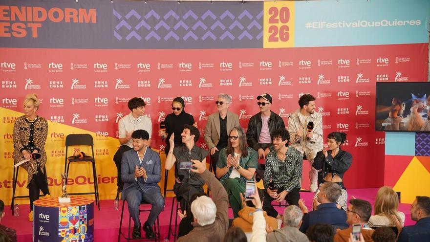 Los finalistas del Benidorm Fest se preparan para la gala del sábado: "Queremos subirnos otra vez al escenario para volver a sentir esa energía"