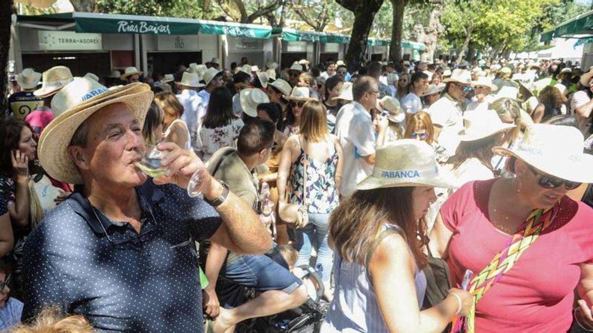 Una edición anterior de la Festa do Albariño de Cambados.