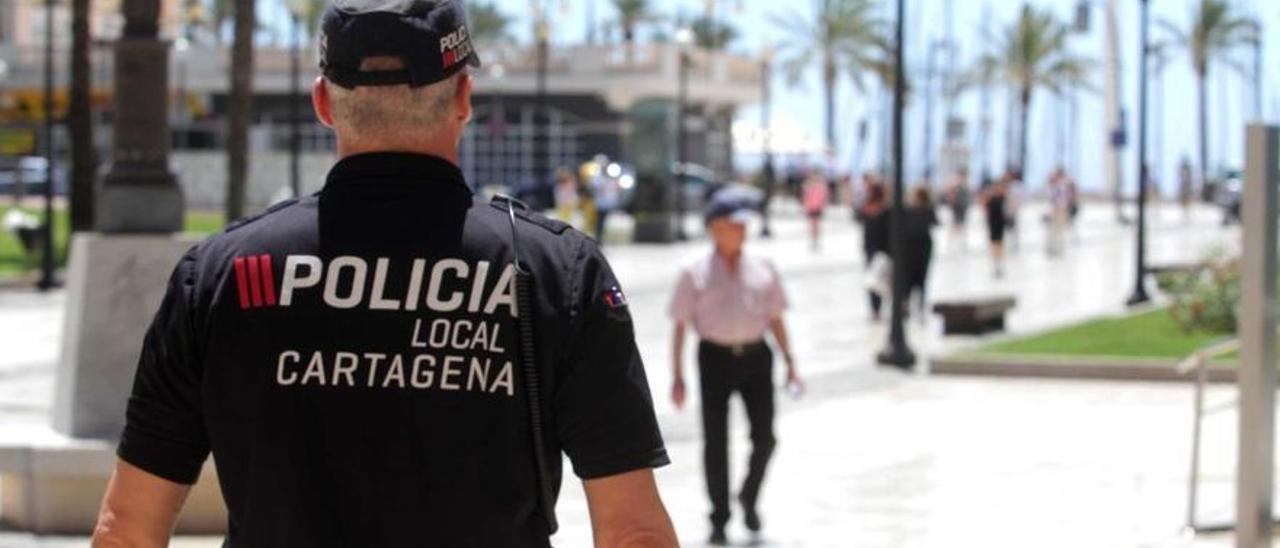 Agente de la Policía Local de Cartagena.