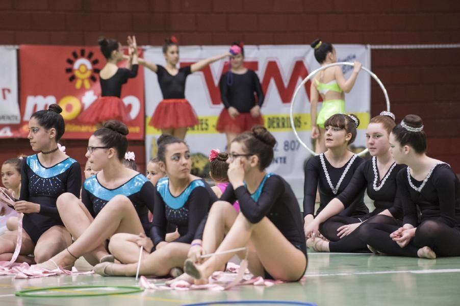 Exhibición de la Escuela de gimnasia rítmica