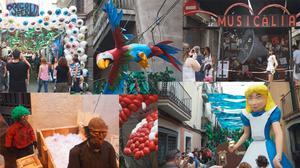 La festa major del barri cobra vida un any més amb 18 carrers i places engalanats pels veïns.