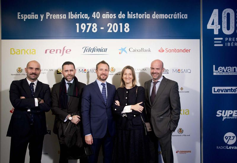 Photocall de la gala del 40 aniversario de Prensa Ibérica en Levante-EMV