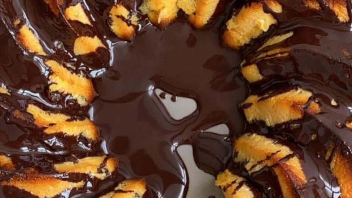 La tarta tiene un potente sabor dulce y se puede comer sin remordimientos