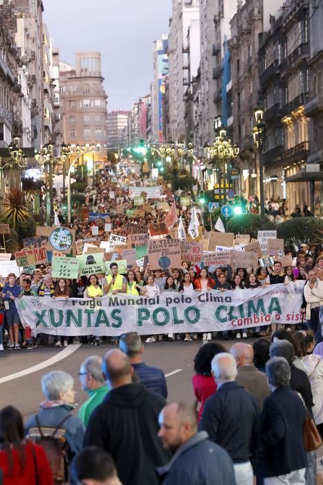 La manifestación partió de Vía Norte