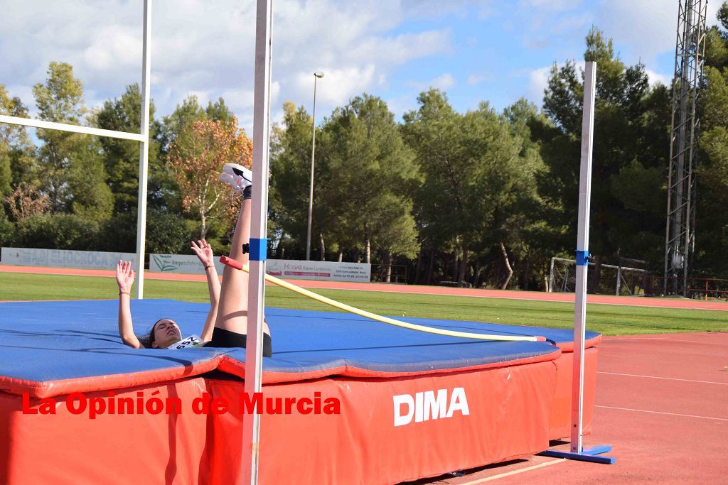 Regional absoluto y sub-23 de atletismo en Lorca (I)