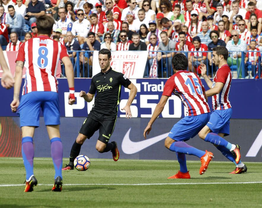 El partido entre el Atlético de Madrid y el Sporting, en imágenes