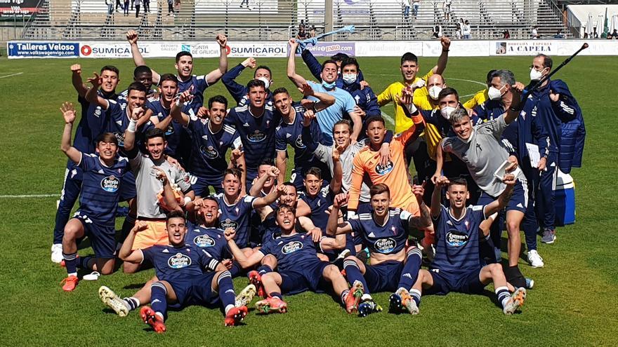 El Celta B se lleva el derbi ante el Coruxo y se corona como campeón de grupo