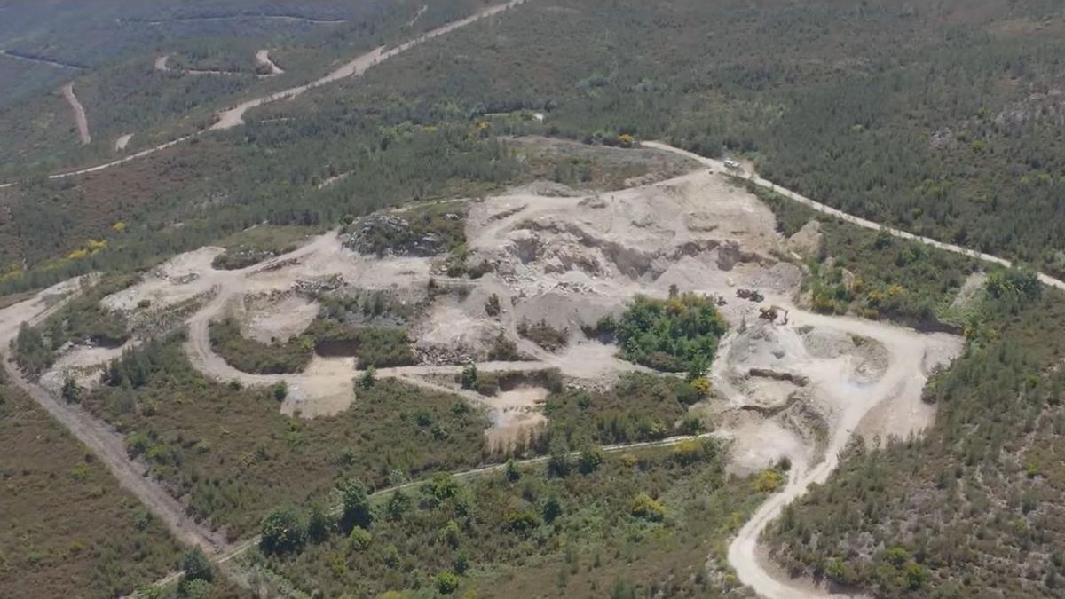 Trabajos de Savannah Resources para su proyecto minero al norte de Portugal.